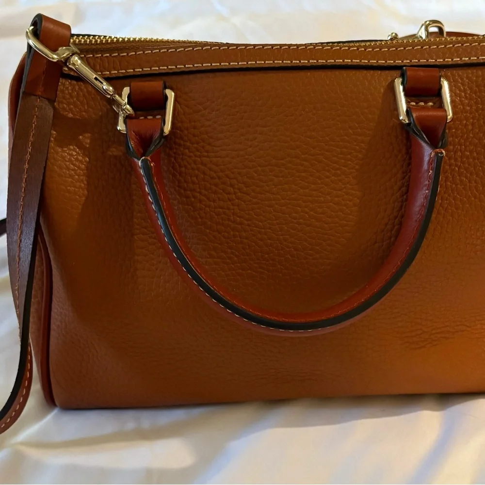 Dooney & Bourke Brown Leather Women's Bag - Picture 2 of 7